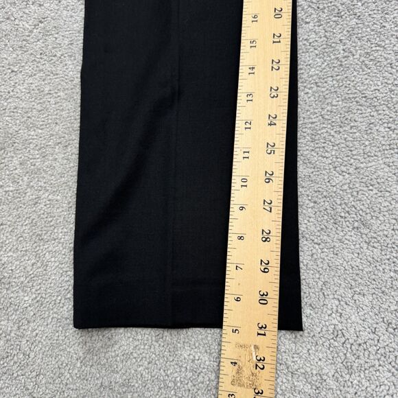 Express Photographer Wool Blend Dress Pants Men 32x32 Black Straight Leg Stretch - Picture 10 of 15